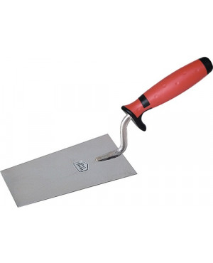 Berner Putzkelle L.140mm B.70mm rostfrei,m.2Komponentengriff VA