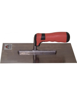 Glättekelle L.280mm B.130mm 2K-Griff Bandstahl S.0,75mm