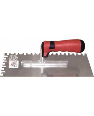 Glättekelle gez. rostfr. Serie 2K, mit 2K-Griff universal, 280x130mm