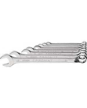 Ringmaulschlüssel-Satz 12-tlg.SW 6-22mm Form B CV-Stahl PROMAT