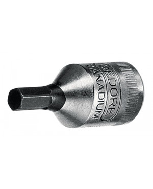 Steckschlüsseleinsatz IN 20 1/4 Zoll Innen-6-kant SW 6mm L.28mm GEDORE