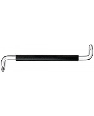 Winkelschraubendreher PH Gr. 3-4 L.200mm Griff sw f.Arbeiten an engen Stellen