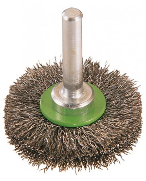 Rundbürste D.80mm 6mm Drahtstärke 0,3mm VA-Draht 19mm 12000min-¹ PROMAT