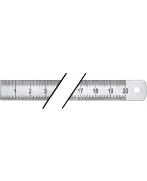 Stahlmaßstab L.1000mm STA biegsam Teilung B =mm/1/2mm PROMAT