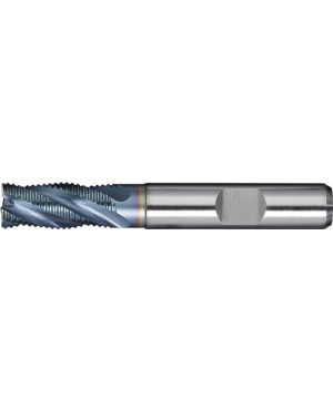 Schaftfräser DIN844 Typ HR D.20mm HSS-Co5 TiCN Schneiden kurz