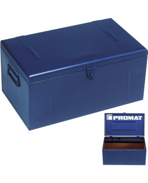 Stahlblechkoffer blau 830x440x340mm abschließbar PROMAT