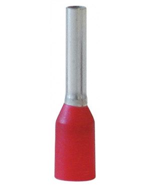 Aderendhülse L.L1/L2 14,0/8,0mm rot m.Ku.-Kragen 1,00 (AWG 17) mm² 100St./Btl.