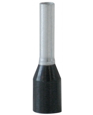 Aderendhülse L.L1/L2 14,0/8,0mm schwarz m.Ku.-Kragen 1,5 (AWG 16)mm² 100St./Btl.