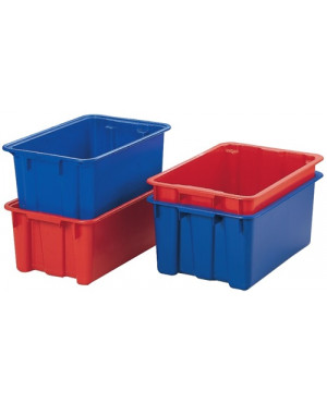 Drehstapelbehälter PP blau L600xB400xH350mm LA-KA-PE