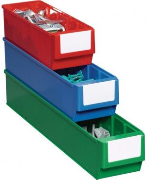 Regalkasten L300xB183xH81mm blau PP PROMAT