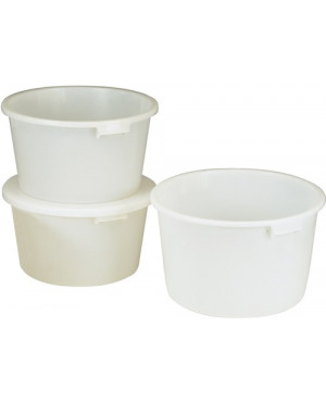 Bottich 85l HD-Polyethylen natur m.Griffmulden D.628mm H.385mm CRAEMER