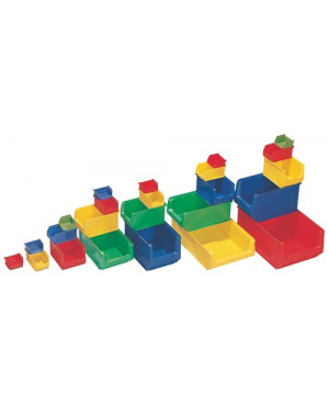 Sichtlagerkasten L230/200xB150xH130mm PE rot PROMAT