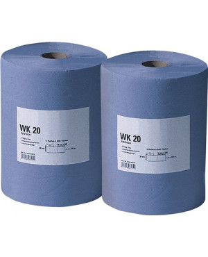 Putztuch WK 30 L380xB380ca.mm 3-lagig,volumengeprägt blau 500Tücher/Rolle