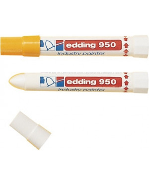 Pastenmarker 950 weiß Strich-B.10mm Rundspitze EDDING