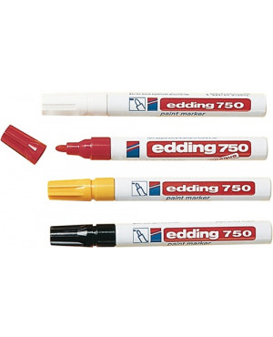 Lackmarker 750 schwarz Strich-B.2-4mm Rundspitze EDDING