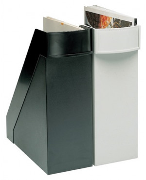 Stehsammler extrabreit DIN A4 H290xB102xT248mm Ku.schwarz HELIT