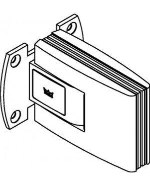 Pendeltürbandset TENSOR LM ähnl.Niromatt aufliegende Montageplatte