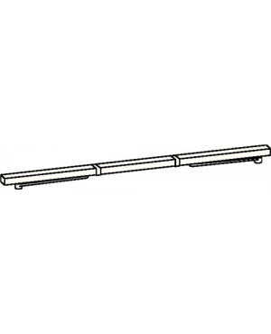 Gleitsch. GSR/VK f. TS 93 B weiß 9016 Bands. mech. DORMA