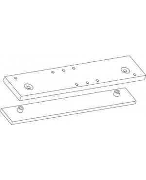 Montage-/Gegenplatte silber f.TS 3000 V GEZE