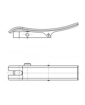 Abhebevorrichtung f. Außenring-D.58mm schwenkbar f. Messuhren Käfer