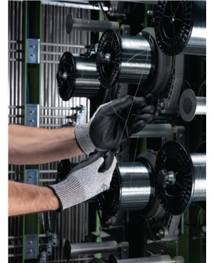 Schnittschutzhandschuhe HyFlex 11-435 Gr.10 grau/schwarz 12 PA