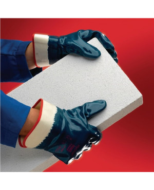 Handschuhe Hycron 27-805 Gr.11 blau BW-Jersey m.Nitril EN 388 Kat.II Ansell