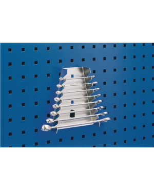 Schraubenschlüsselhalter H180xB70/145xT40mm 8 Aufnahmen senkrecht f.Lochplatten