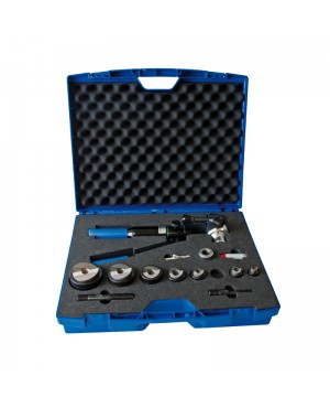 Power Punch Hand Hydraulikgerät mit Blechlochesatz Power Split Plus metrisch M 16 – M 63 für VA Material